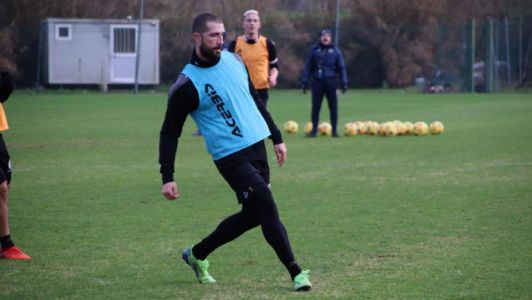 Spezia, buone notizie: Galabinov è tornato ad allenarsi in gruppo