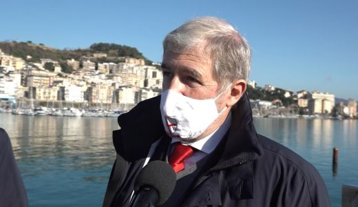 Genova, Bucci e Signorini al cantiere delle Dune nella Fascia di rispetto di Pra'