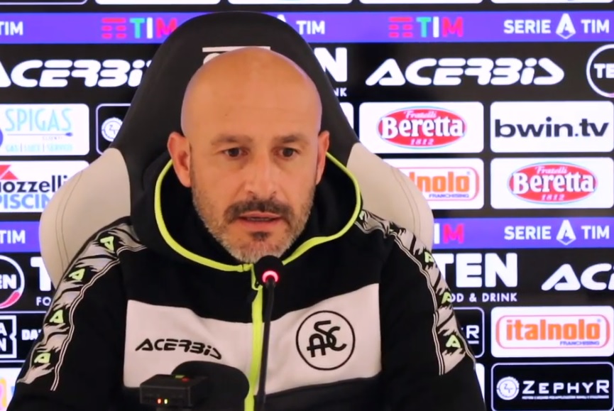 Spezia, Italiano: "Abbassare la guardia è pericoloso, Nzola non ci sarà"