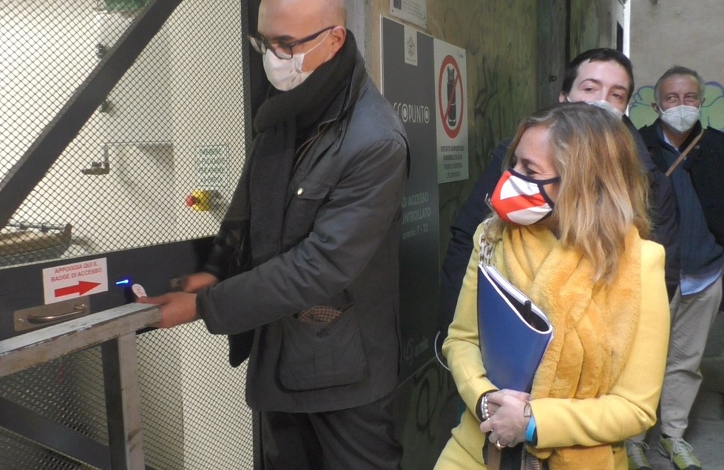 Genova, Amiu inaugura due nuovi Ecopoint nel Centro storico