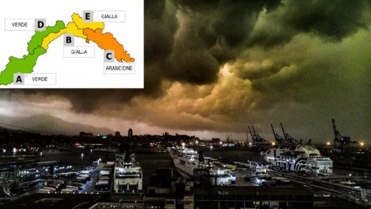 Maltempo in Liguria: allerta gialla Genova, arancione a Levante