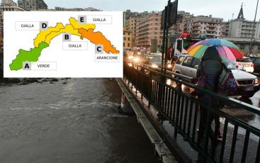 Maltempo Liguria, allerta prolungata: attesi temporali, pioggia e neve