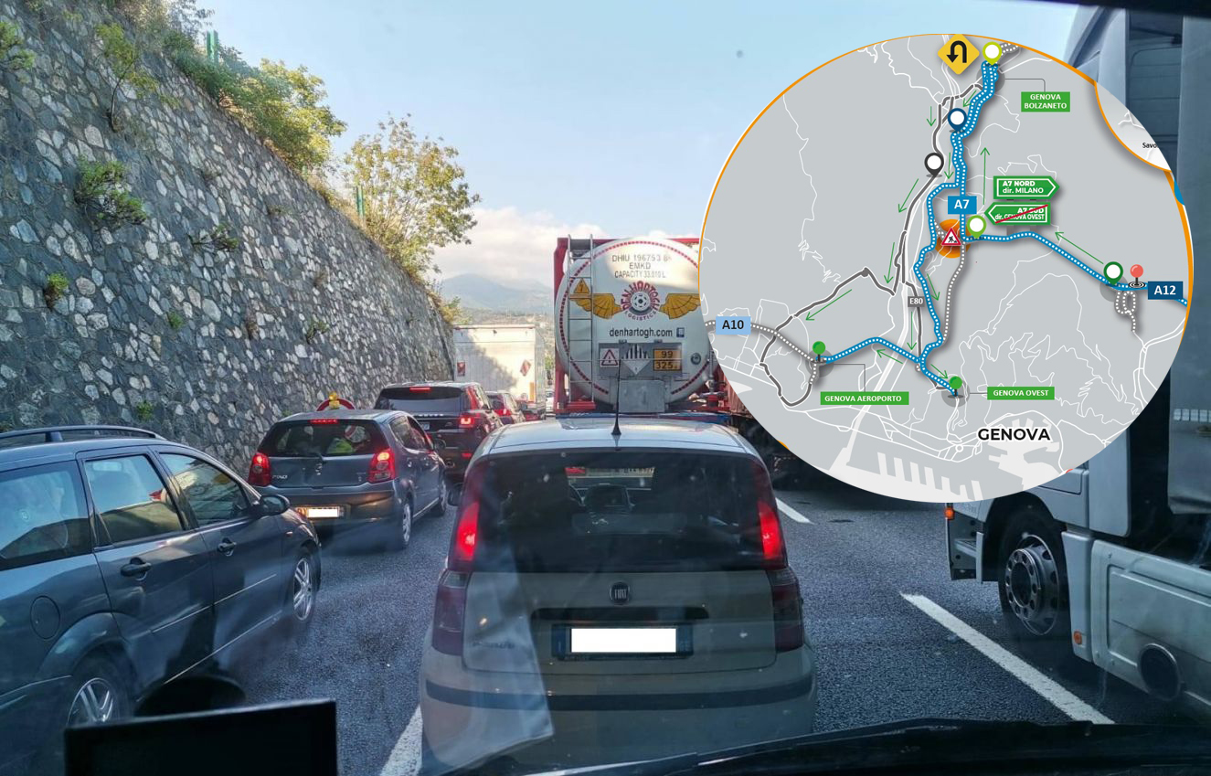 Autostrade Genova, iniziano i cantieri: da lunedì in A12 chiuso l'allacciamento con l'A7