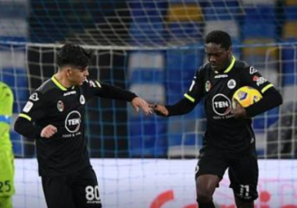 Lo Spezia saluta la Coppa Italia ai quarti di finale, a Napoli finisce 4-2