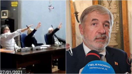 Saluto romano a Cogoleto, Bucci: "Tre besughi, hanno fatto qualcosa di intollerabile"