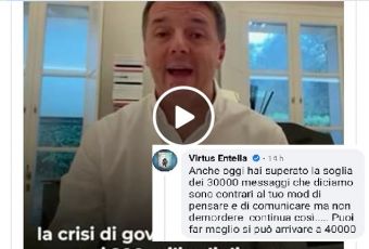 Hacker si impossessa del profilo dell'Entella e attacca Renzi su Facebook