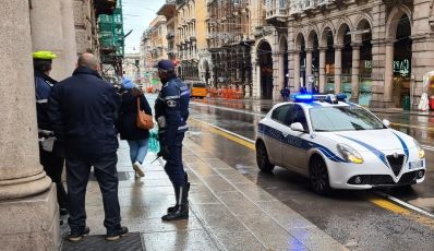Genova, 50 multe nel primo sabato di zona gialla per violazione delle norme anti covid