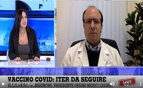 Genova, Bonsignore: "In Liguria ancora  7/8 mila professionisti sanità privata da vaccinare"