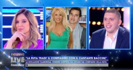 Flirt Baccini-Ruta: il cantautore non si presenta in studio a "Live Non è la D'Urso"
