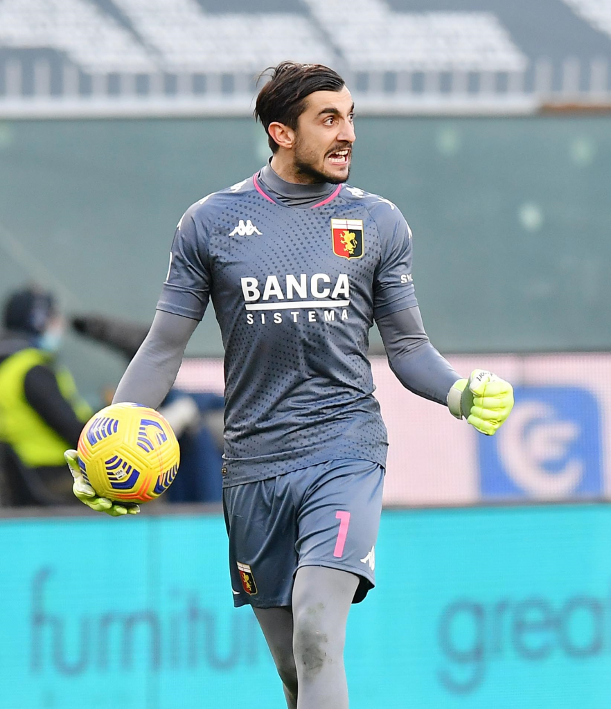 Genoa, Perin sugli scudi. Braglia: "È tornato da Nazionale"