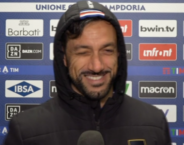 Sampdoria, Quagliarella: "Auguri agli innamorati e a Debora, sennò mi mazza..."