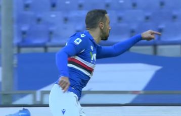Sampdoria, Quagliarella a segno da 16 anni in Serie A ininterrottamente