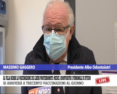 Genova, al Villa Scassi il vaccino ai  liberi professionisti della sanità