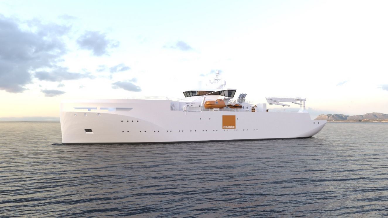 Vard progetterà una nave per la riparazione dei cavi sottomarini per Orange Marine