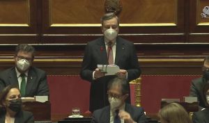 Draghi alla Camera:  “Occorre migliorare la giustizia civile e penale”