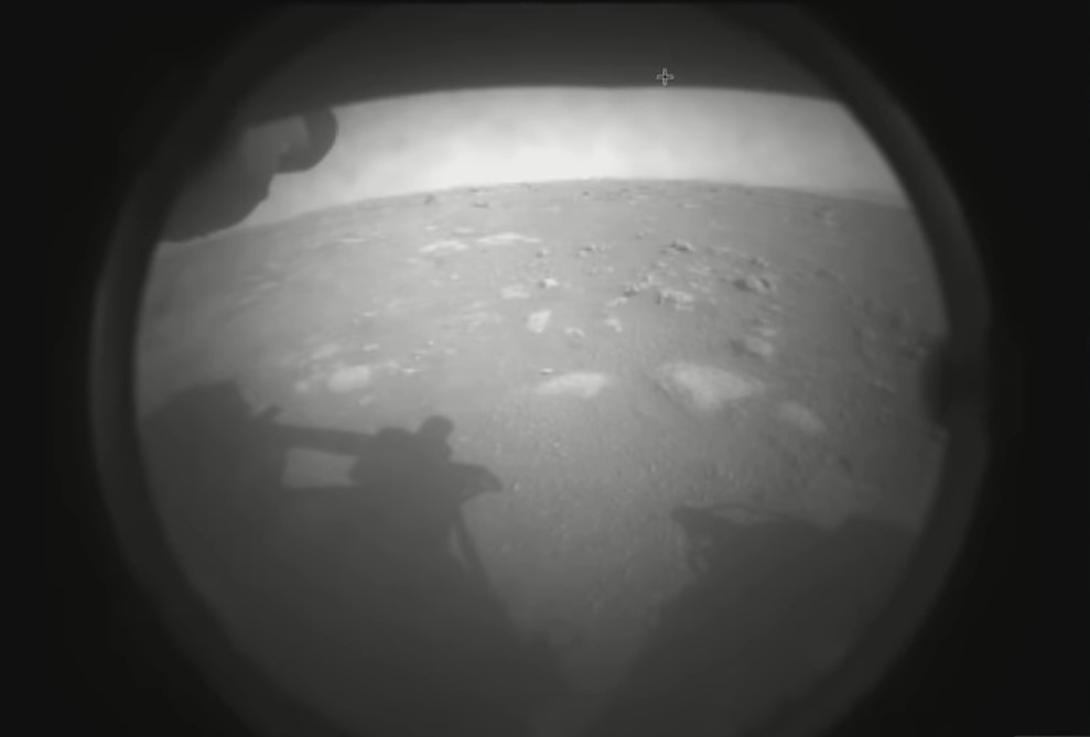 Ecco la prima immagine di Marte, trasmessa da Perseverance