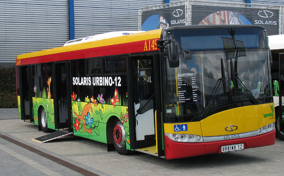 Solaris Urbino 12 a idrogeno in prova su strada a Barcellona 