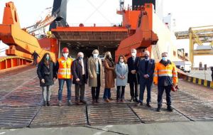 Genova, l'assessore Gaggero in visita al set della nuova fiction Rai Uno "Blanca"