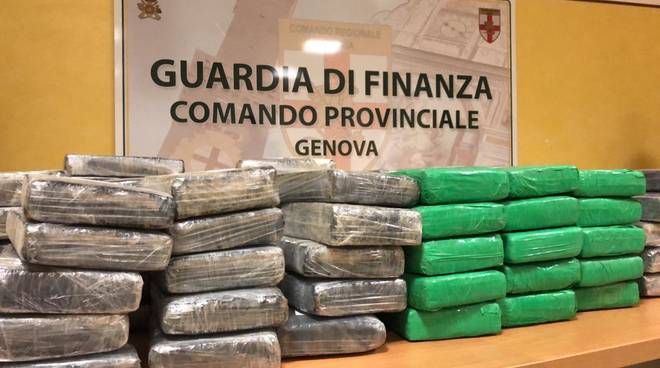 In Liguria sequestrato il 39% di tutta la cocaina intercettata in Italia