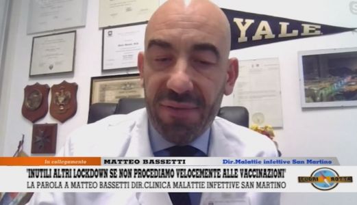 Vaccinazioni anti covid, Bassetti: “L’Europa ha fallito: siamo in guerra, positivo l’intervento dell’esercito”