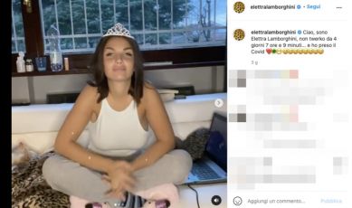 Elettra Lamborghini positiva al covid: "Indossate sempre la mascherina"