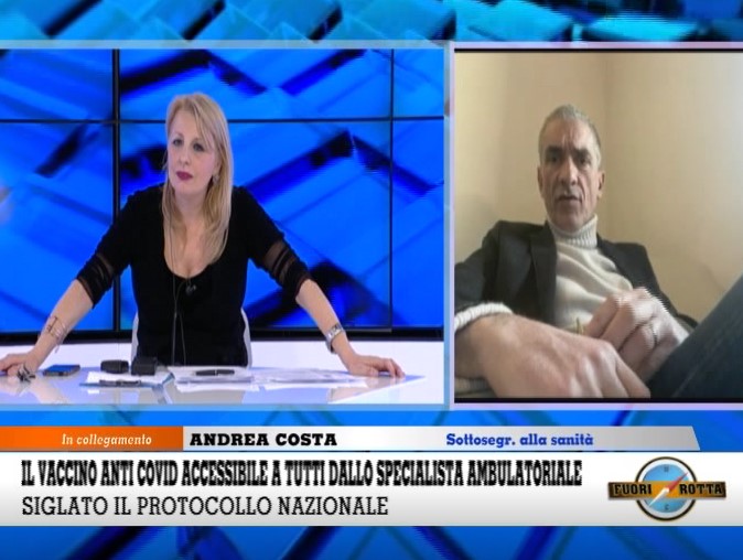 Vaccini, Costa a "Fuori Rotta": "Entro fine giugno in arrivo 52 milioni di dosi"