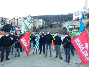 Genova, stipendi in ritardo: stop dei lavoratori per lo scolmatore del Bisagno