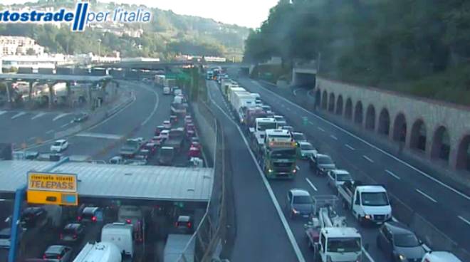 Genova, 15km di coda in A7 a causa dello sciopero degli autotrasportatori