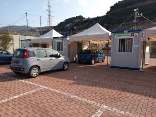Taggia, al via le vaccinazioni in modalità drive through
