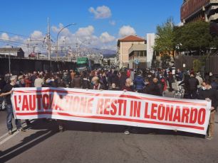 Genova, nuovo presidio dei lavoratori di Leonardo: "Chiediamo un tavolo cittadino"