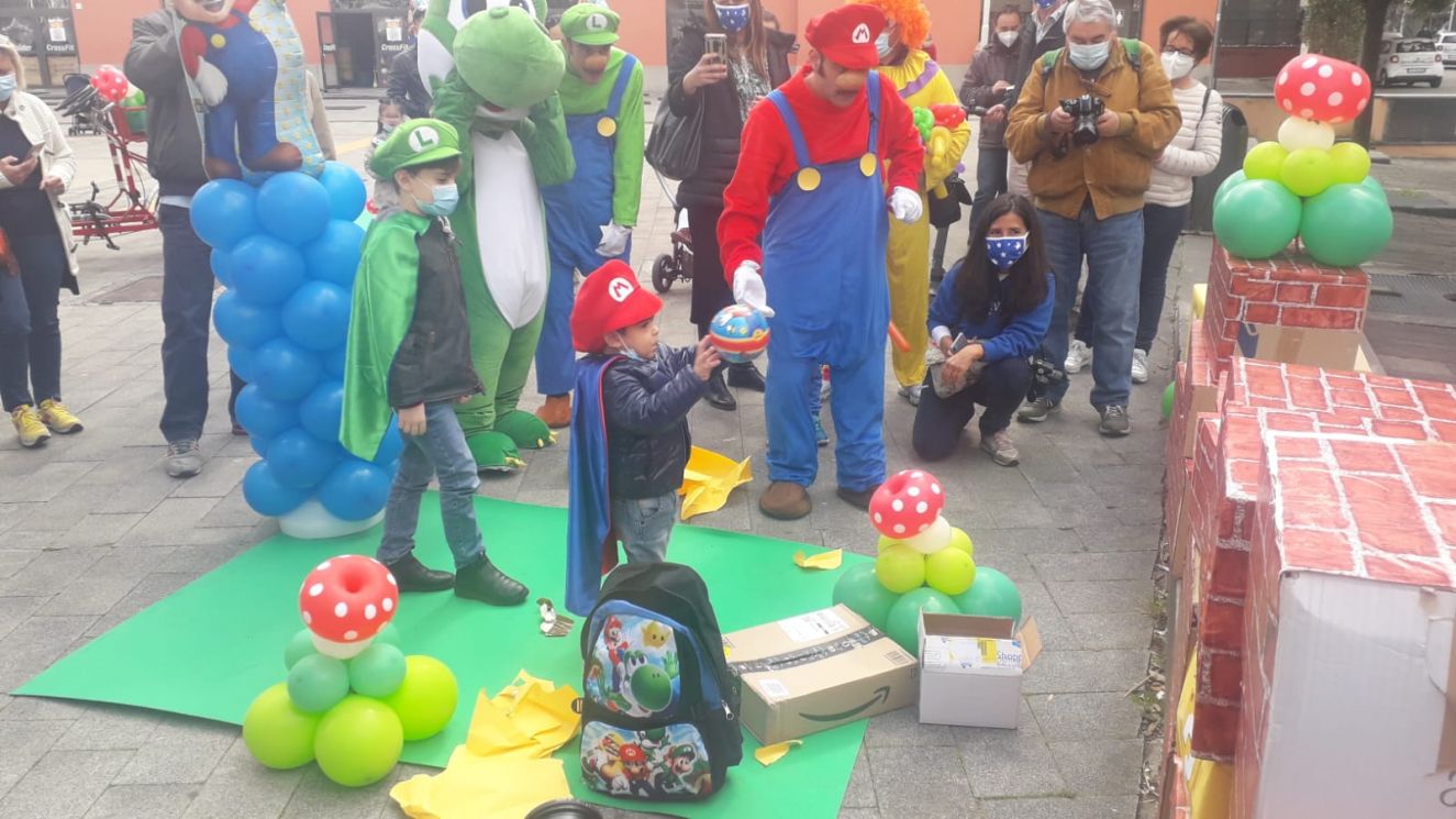 Genova, Make-A-Wish e SuperMario realizzano il sogno del piccolo Marco