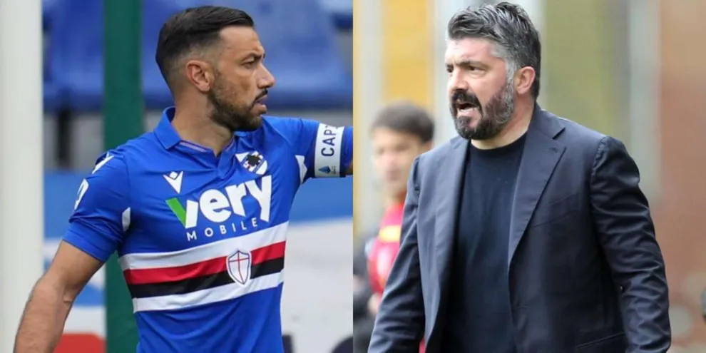 Sampdoria, scintille fra Quagliarella e Gattuso: "Pensa a giocare e non rompere i c..."