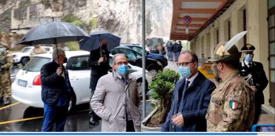 Giorgio Mulè a Ventimiglia, sul tavolo la questione migranti