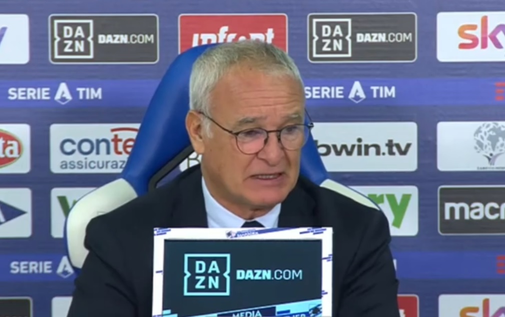 Sampdoria, Ranieri: "Dobbiamo arrivare a 52 punti. Pentito delle scelte? No, abbiamo vinto"