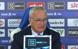 Sampdoria, Ranieri: "Dobbiamo arrivare a 52 punti. Pentito delle scelte? No, abbiamo vinto"