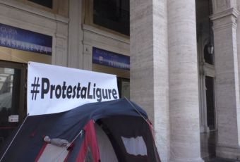 Ristoratori, continua il presidio di #ProtestaLigure