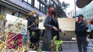 Genova, flash mob in piazza Piccapietra per la legalizzazione della cannabis