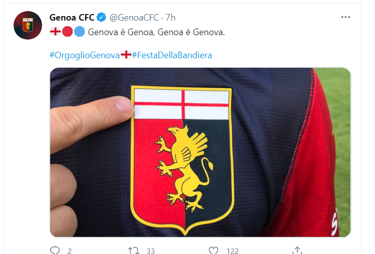 Genova è Genoa, Genoa è Genova: il post rossoblù per la festa della bandiera  