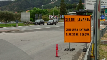 Chiusura casello Sestri Levante, dietrofront di Autostrade