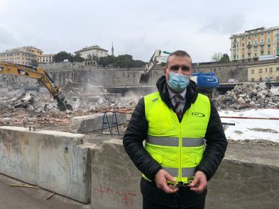Fiera di Genova, demolito il padiglione C. Piciocchi: "Avevamo ipotizzato tempi più lunghi"