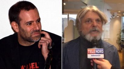 Il regista scherza: "Ferrero tifava Roma contro la Samp". La replica: "Ho goduto come un riccio"