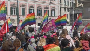 Coordinamento Rainbow Liguria in piazza a Genova: "Si approvi la legge Zan"
