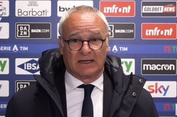Sampdoria, Ranieri: "Il risultato dice che abbiamo guardato e basta"
