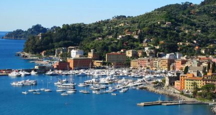 "Insieme" è il primo grande yacht ad approdare a Santa Margherita dopo la mareggiata 2018