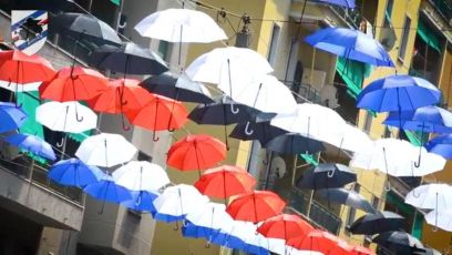 Sampdoria, le strade di Genova si colorano di blucerchiato per i 30 anni dello Scudetto