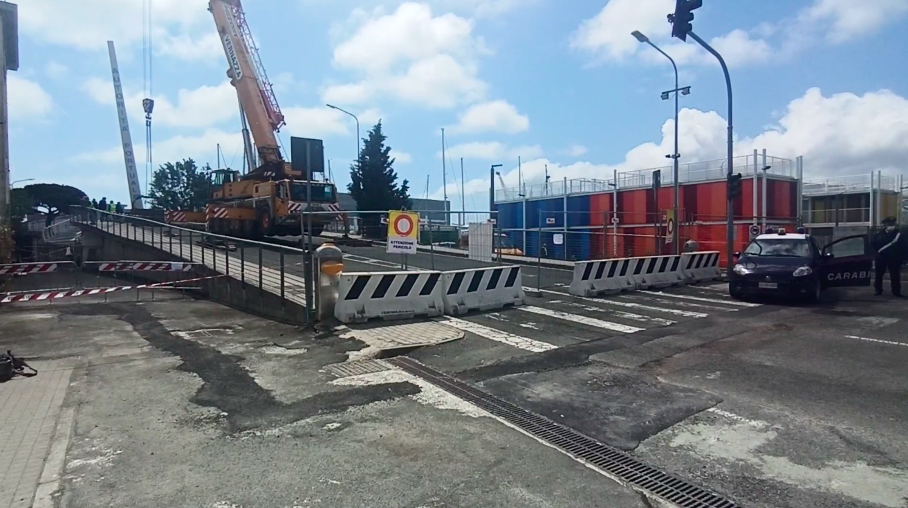 Ponte crollato a La Spezia, preoccupazione per i residenti
