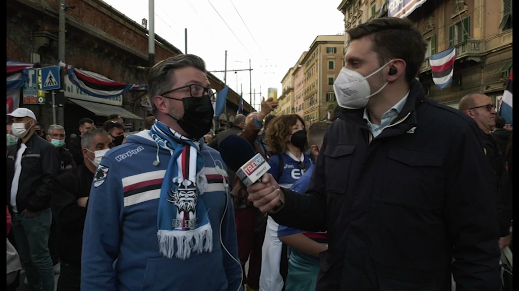 Da Oslo a Genova per festeggiare la Sampdoria: "Sono partito con Lettera da Amsterdam"