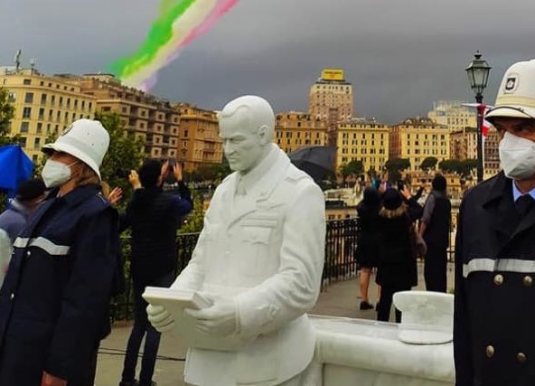 Genova, manifestazione contro la statua di Giorgio Parodi, la Questura: "Mai posto il veto"