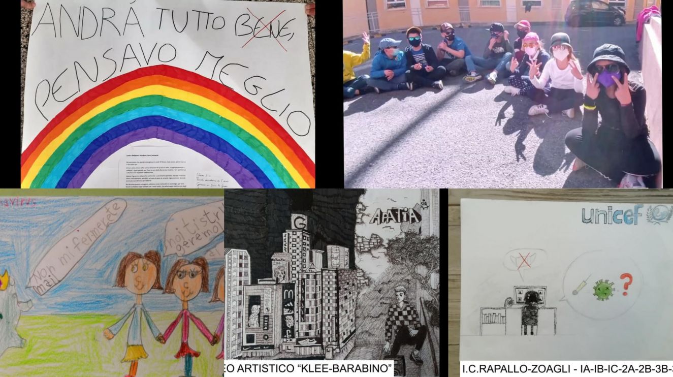 I disegni e i pensieri di centinaia di studenti raccontano "Un anno di coronavirus"