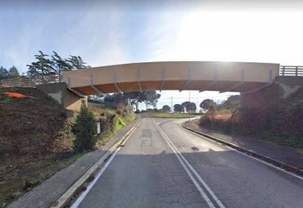 Roma, inaugurato il ponte ciclopedonale in via Salk